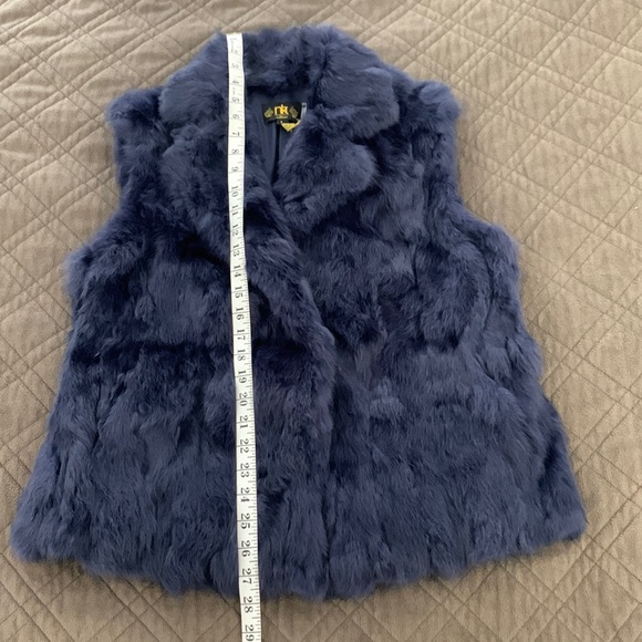 NWT Genuine Rabbit Fur Vest size Large - Picture 16 of 17